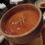 酒盃 - 茶わん蒸し（とろとろカニあんかけ）　ズームアップ