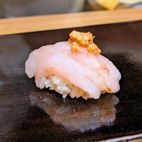 恵比寿 鮨 藤 - 甘エビと海老の味噌