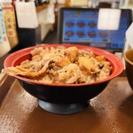 すき家 - にんにく牛カルビ焼肉丼