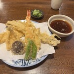 天婦羅 うえじま - 特上天ぷら定食｡