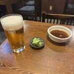 天婦羅 うえじま - 生とお漬物で期待感を煽られる｡