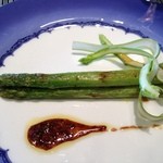レストランさんざ - アスパラのソテー（バルサミコソース）