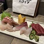 ハライソ - 刺身盛り合わせ
