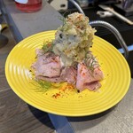 ハライソ - 自家製ハムのポテサラ