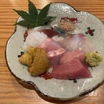地酒と地魚あらた - お刺身盛り合わせ
