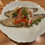 地酒と地魚あらた - 鯵の南蛮漬け(お通し)