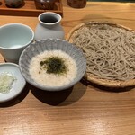 石臼挽手打 そばの音 - ふわとろ山芋のおそば