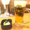 目利きの銀次 - お通し＋生ビール