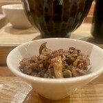 割烹 縮 - 和牛きのこしぐれ煮