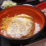 富士そば - かつ丼セット　冷たいそば　930円
