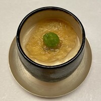 京都 つる家 - 先付　茶碗蒸し　中には大きめの切身の鰻