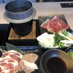 しゃぶしゃぶ瓦そば 茶寮福の花 - 