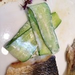 レストランさんざ - すずきのポワレ