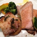 レストランさんざ - ご近所で育てた豚のソテー