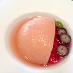 レストランさんざ - 桃のコンポート