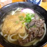 天乃うどん店 - 肉・きつねうどん530円