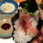 鮨 おさむ - 手巻き　中トロと中落ち