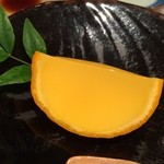 鮨 おさむ - デザート　甘夏のゼリー