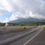 ホテル雲丹御殿 - 利尻富士です（雲がかかってたのは残念）