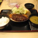 松のや - 味噌ロースかつ定食（並）(2014.09)