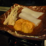 ホテル雲丹御殿 - ウニ焼き、イカ焼きも最高