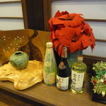 ホテル雲丹御殿 - 利尻のお酒も並んでました