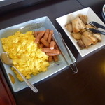 ホテル雲丹御殿 - 朝食のバイキング、普通のメニューもありました