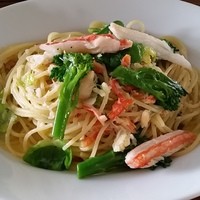 CICADA - 渡り蟹と菜の花のパスタ