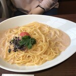 ベビーフェイスプラネッツ  札幌手稲店 - 明太クリームパスタ