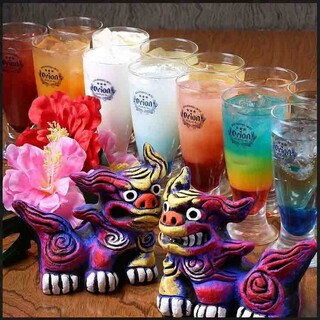 泡盛カクテルも多数！オリオンビールと楽しむ飲み放題