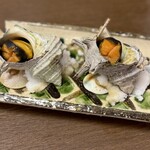 大阪屋 - サザエの壺焼