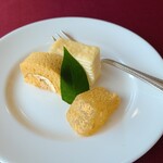 昴 - ⑦デザート(ミルフィーユ&紅茶のロールケーキ&わらび餅)