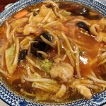 シーアン - 肉野菜辛子あんかけ麺　1000円