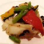 大阪 聘珍樓 - 海老とイカのトウチ炒め