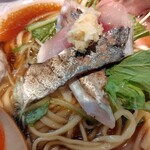 麺家 たけ田 - 鯵の漬け