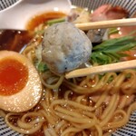 麺家 たけ田 - 飛魚のつみれ