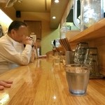 かつぎや - 店内カウンター席