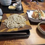 九つ井 大和店 - 天ざる蕎麦車海老2,800円