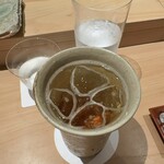匠 進吾 - 蘭引酒ソーダ割  濃いめ半々で