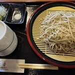 水音 - ニ八そばもり（薬味は塩、白髪葱、山葵）