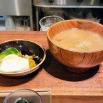 とんかつ 蒼樹 - 豚汁