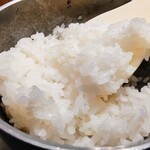 とんかつ 蒼樹 - ご飯（粒すけ）