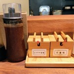 とんかつ 蒼樹 - 調味料