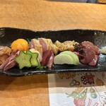 居酒屋 とり翔 - 料理写真:鶏刺七種盛り