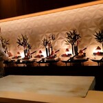 銀座 しのはら - 八寸製作中