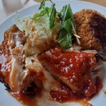 ジョイフル 宮城築館店 - トマトガーリックチキンステーキ