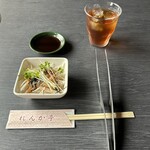 れんが亭 - タレ・サラダ・烏龍茶