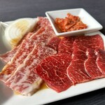 れんが亭 - カルビ・ロース