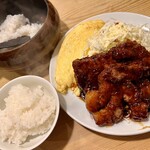 サル食堂 本町本店 - トンテキ1.5枚定食