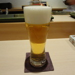 鮨 万代 - キリンラガーの生